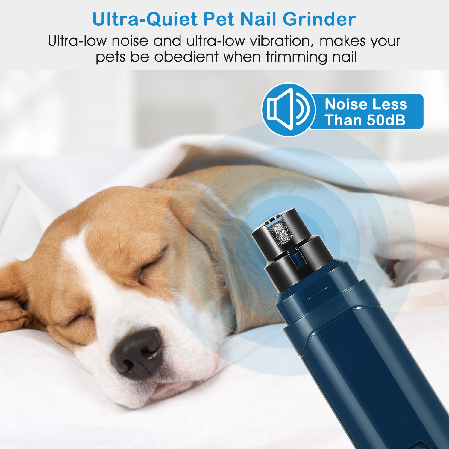 CoatVale quiet dog nail grinder