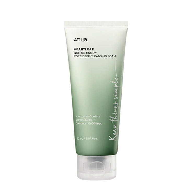Anua — Heartleaf Quercetinol Pore Deep Cleansing Foam