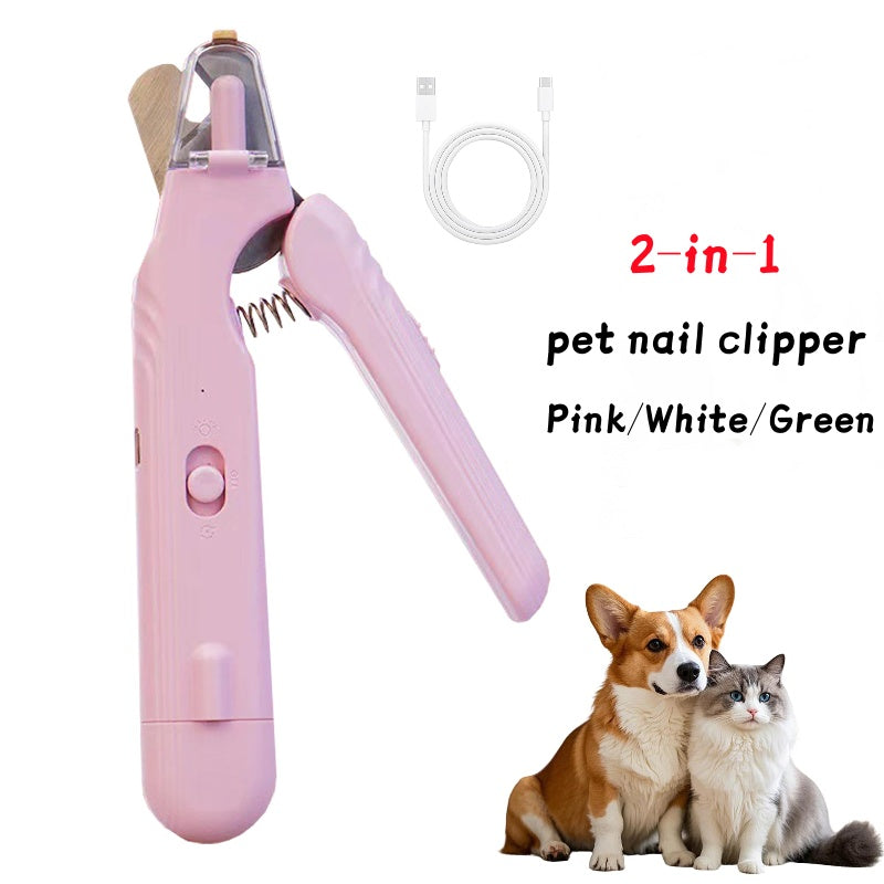CoatVale LED pet nail clippers