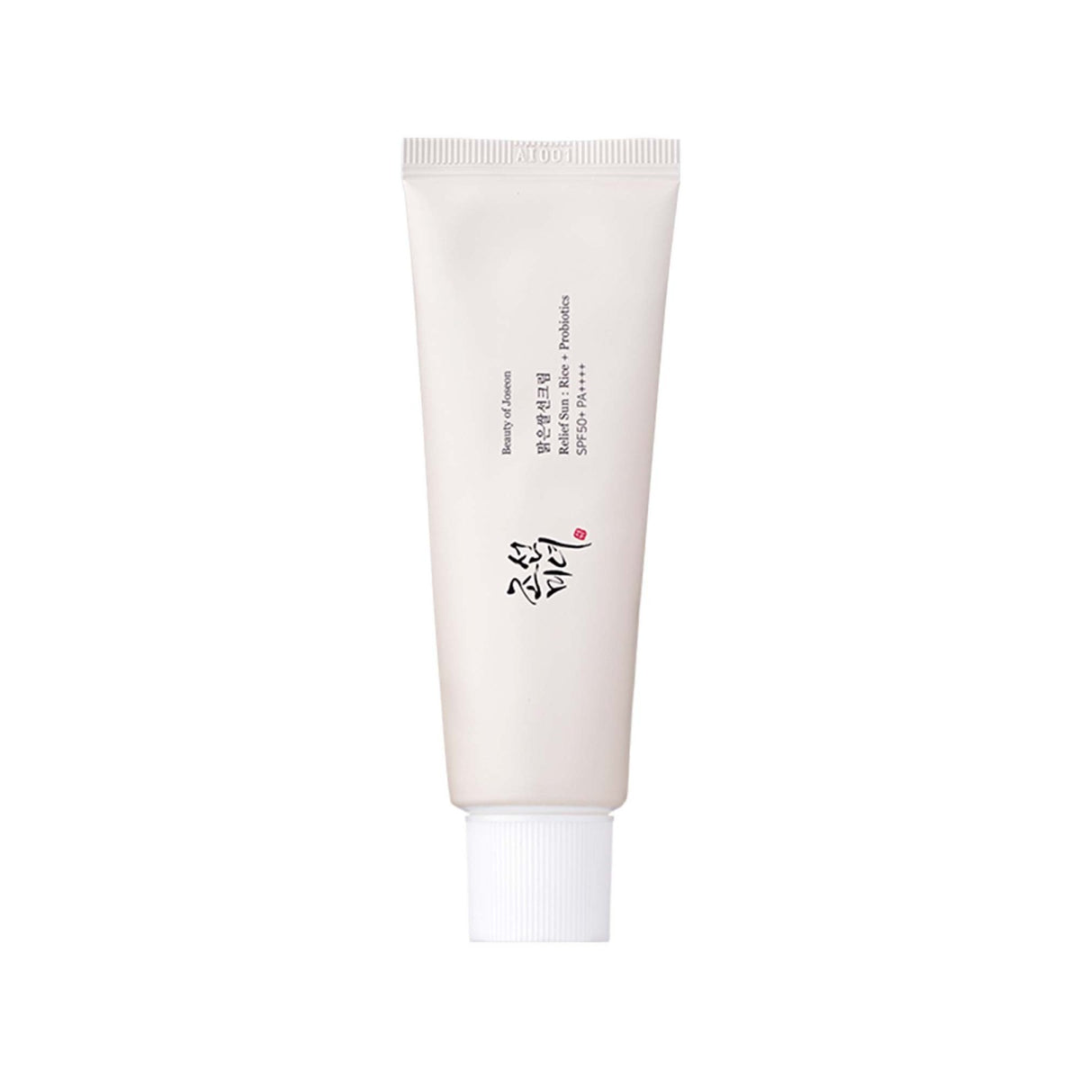 Beauty of Joseon Relief Sun Rice + Probiotics SPF50+ PA++++ 50 ml, protector solar coreano incluido en el neceser